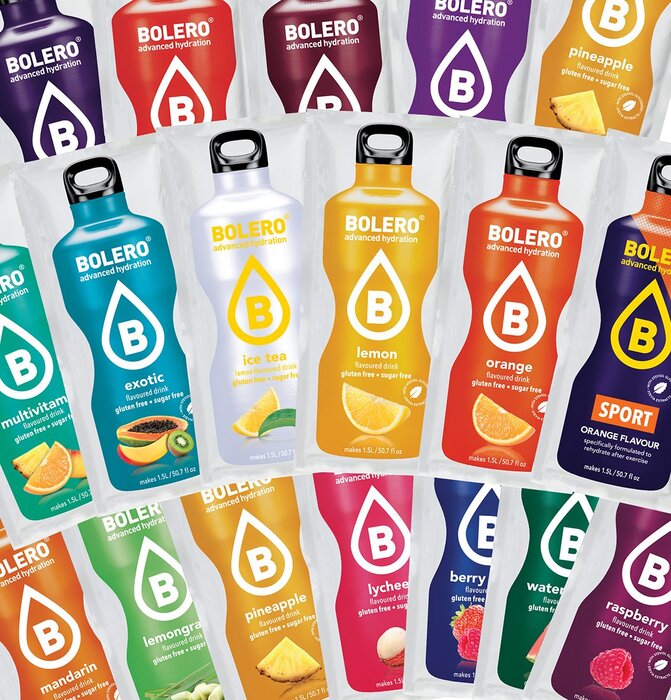 BOLERO Boisson sans sucre 0 Kcal AFIT GYM